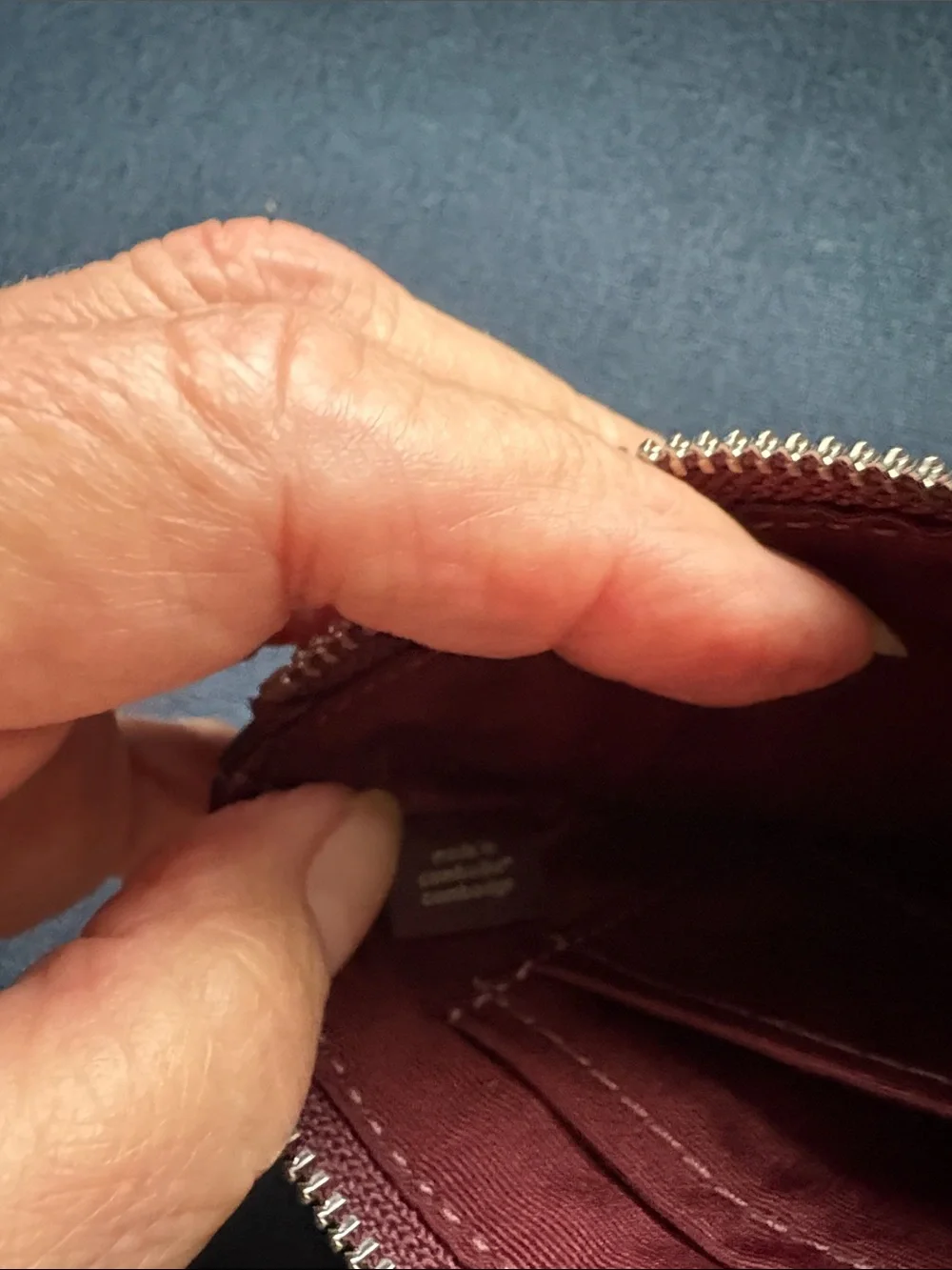 Coach Quilted Signature Wristlet in Dusty Rose